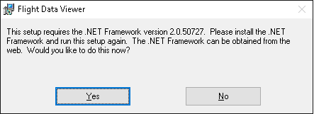 .NET Framework not installed